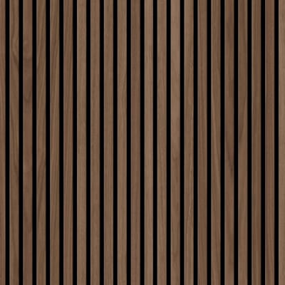 Lambris acoustique Ter Hürne SilentDesign noyer trent nature 1 face - 21 x 520 x 2400 mm