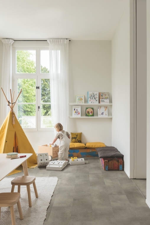 Quick-Step vinyle Livyn Alpha Vinyl Oro 4+1mm - roche bétonnée 40234 - 5 x 303 x 610 mm