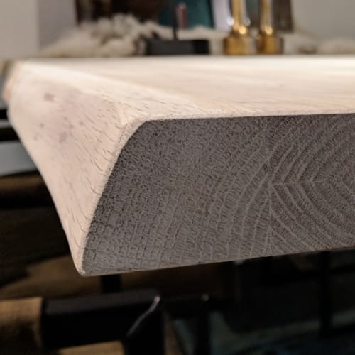 Plateau de table en chêne Namur (épaissi) - 1000 x 2400 mm x 45 mm (22,5 + 22,5)