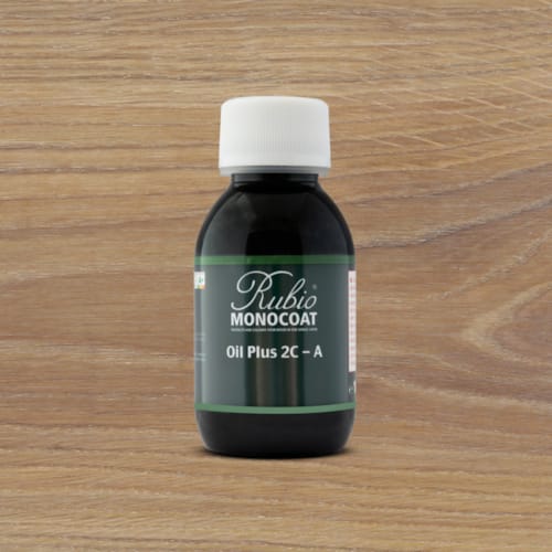 Huile Rubio Monocoat - oil + 2c - comp. A - 100 ml - Smoke 5%