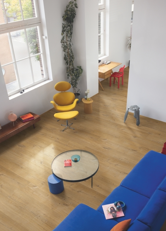 Quick-Step vinyle Alpha Vinyl Bloom 5+1 - chêne coton profond naturel 40203 - 6 x 209 x 14