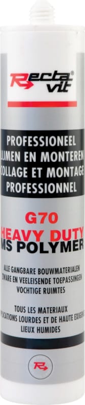 G70 Pro Heavy Duty - Colle de montage - 290 ml