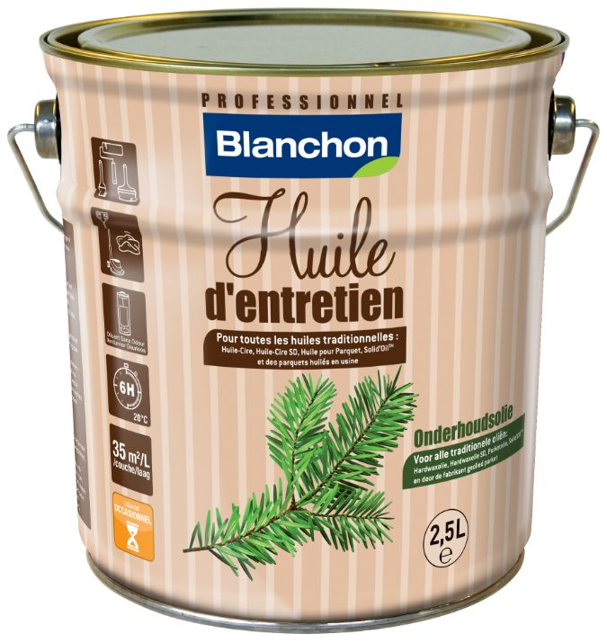 Blanchon Huile d'entretien - 2,5 L - naturel