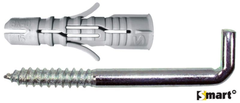 Cheville SMART + gond à vis 8 x 40 NZN (5 pces)