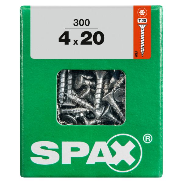 SPAX vis T-STAR+ WIROX - 4x20 L (boite 300 pces)