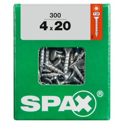 SPAX vis T-STAR+ WIROX - 4x20 L (boite 300 pces)