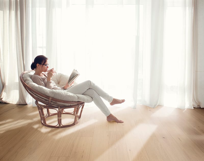 Parquet ClicWood - Pure oak rustic light verni super mat - 7 x 190 x 1200 mm