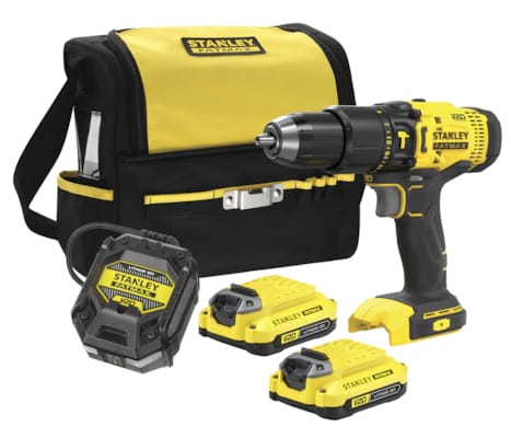 Stanley Fatmax V20 visseuse à percussion 18V + 2x batteries lithium 18V 1.5Ah + sac