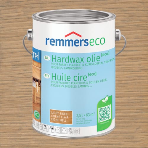 Remmers Huile Cire Eco 2,5 L - gris argenté