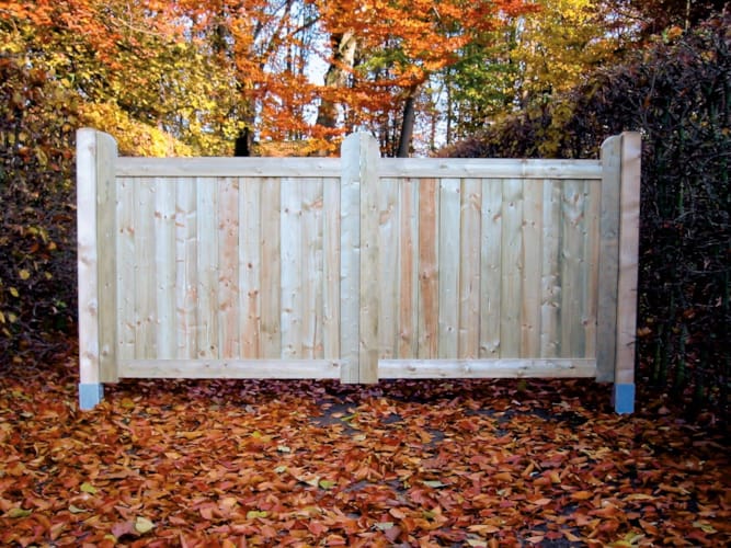 Porte droite 1,50 m - Newcastle 1m20 x 1m50