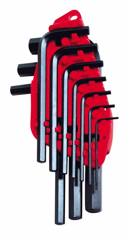 Jeu 10 clés hexagonales 1,5-10mm