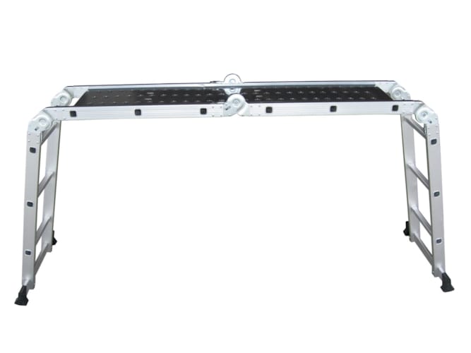 Escabelle pliante avec stabilisateur et plateforme