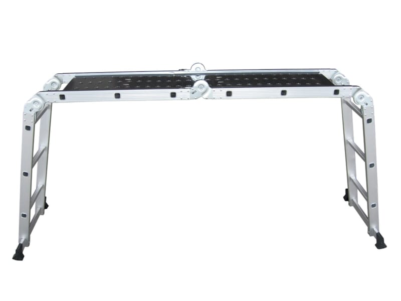 Escabelle pliante avec stabilisateur et plateforme