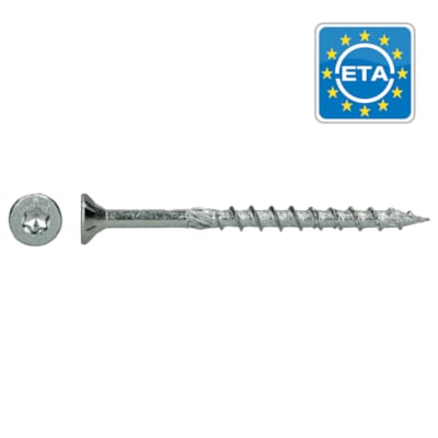 Vis de Construction Bois Hapax TF-T - Ø6x260 mm (100 pces)