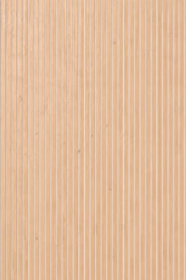 Panneau mural Maestro Latt White Paintable avec 7 lattes Pepper Oak - 20 x 300 x 2770 mm