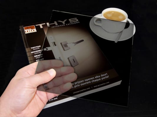 Verre gris Thys rond