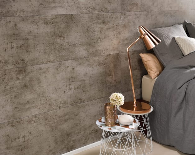 Lambris PVC Dumawall+ Ciment Foncé 37,5 x 65cm