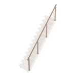 Auvergne - Chêne rampe type H - Chêne/alu