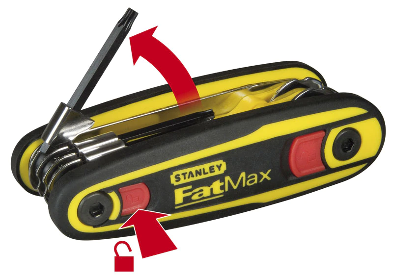 Stanley Fatmax Jeu de 8 Clés Mâles Verrouillable