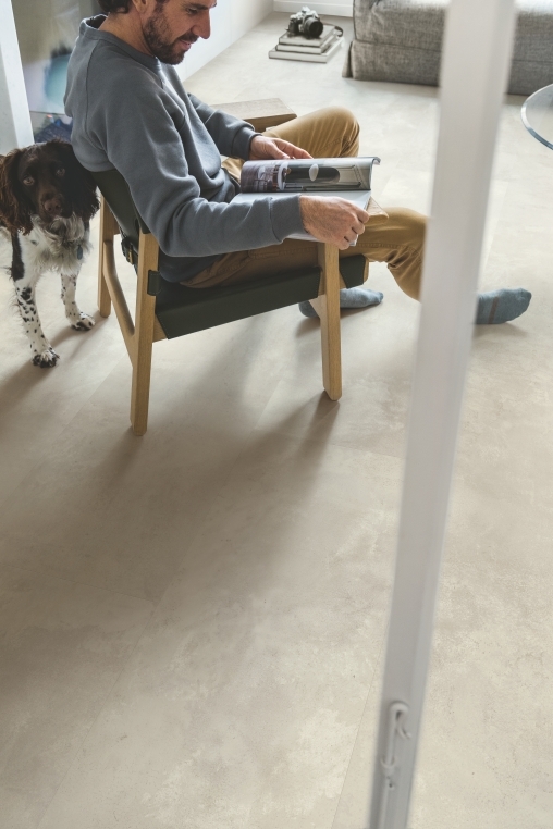 Parquet stratifié Quick-Step Muse - Béton teinté 5491 - 8 x 396 x 1200 mm