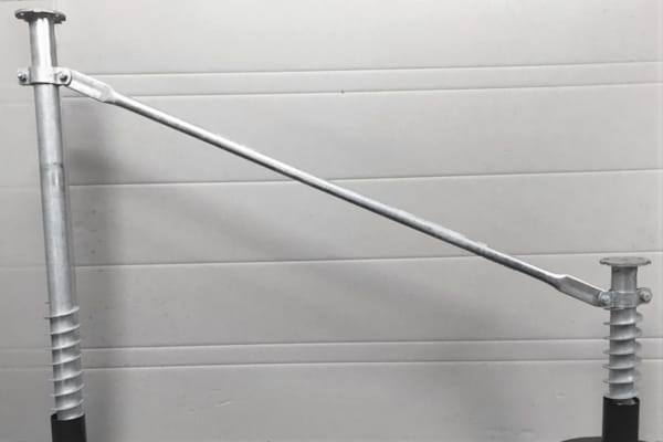 Weasyfix Jambe de force en acier galvanisé à chaud 1500 mm