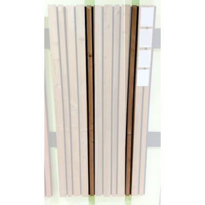 Bardage sapin thermo - Latte coins cassés - 18 x 40 x 3000 mm