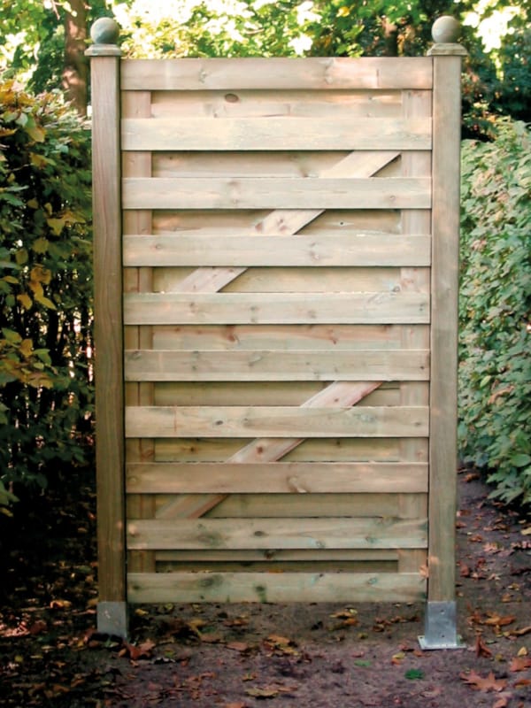 Porte de jardin en bois Kent 1m80 x 1m