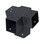 Suki connecteur 71 x 71 mm angle 75° 4D pour poteau bois 70 x 70 mm