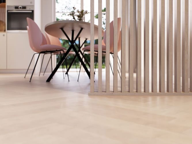 CanDo roomdivider profils sol et plafond 90° pour cloison - Chêne nature - 1000 mm