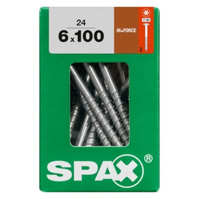 SPAX vis HI.FORCE WIROX - 6x100 L (bte 24 pces)