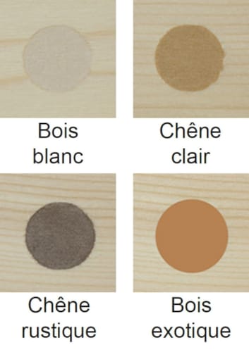 Blanchon Mastic bois poudre bi-composant - 1 Kg  - Bois blanc