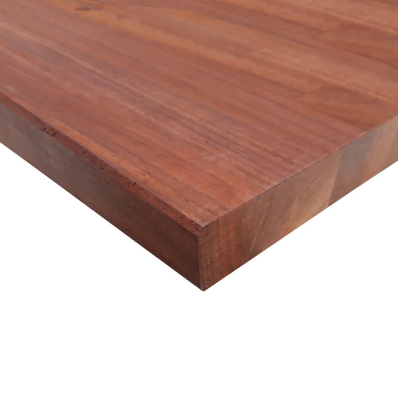 Plan de travail massif padouk 3000 x 710 x 28 mm