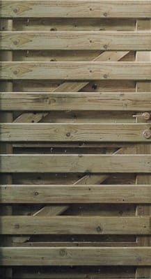 Porte de jardin en bois Luxor 1m80 x 1m