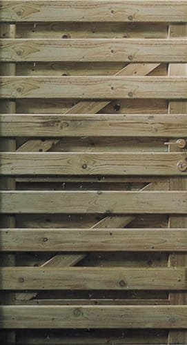 Porte de jardin en bois Luxor 1m80 x 1m