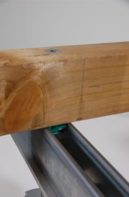 Weasyfix pour fixation de lambourdes sur un Profilé C-xx/3000 (hauteur max 80)