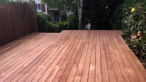 Planche de terrasse tali - Bois exotique - S4S - 25 x 140 x 2050 mm