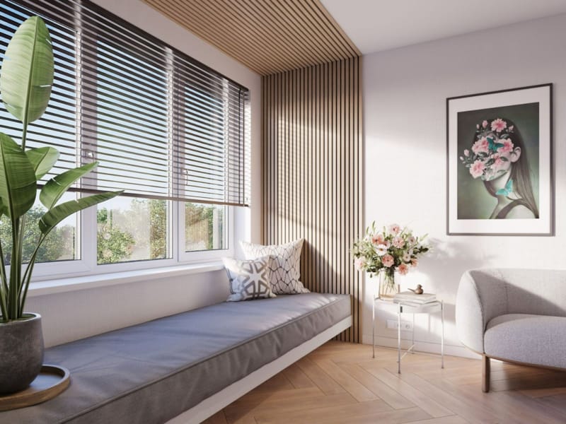 Lambris Decowall acoustic - Chêne nature - 17 x 300 x 2600 mm