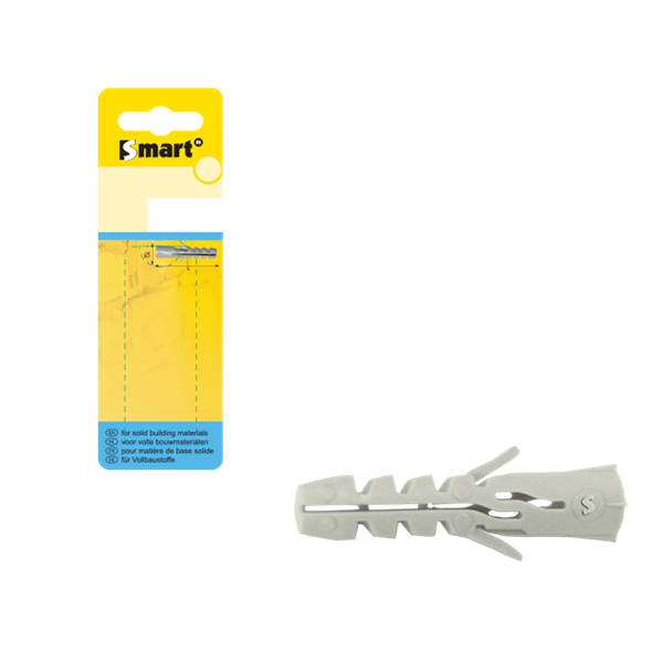 Cheville SMART standard sans collier nylon - 5 x 25 (40 pces)