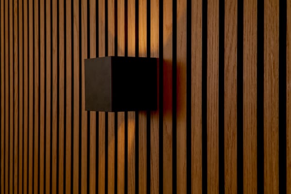 Ter Hürne SilentDesign LivingWall - Eirik Cube - Lampe murale carrée