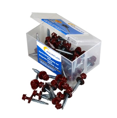 Aqua-Tuile vis (40 pc.) - rouge