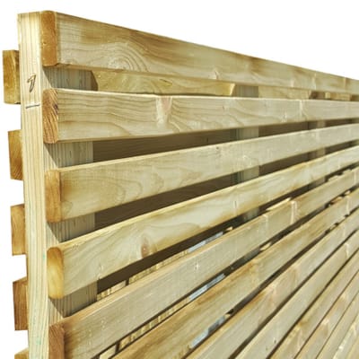 Ecran fino avec planches fines - 1800 x 1800 mm