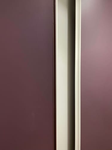 Façade Pliante 2 vantaux Modèle origine Profil Surf Décor Prune 2381x1600 mm