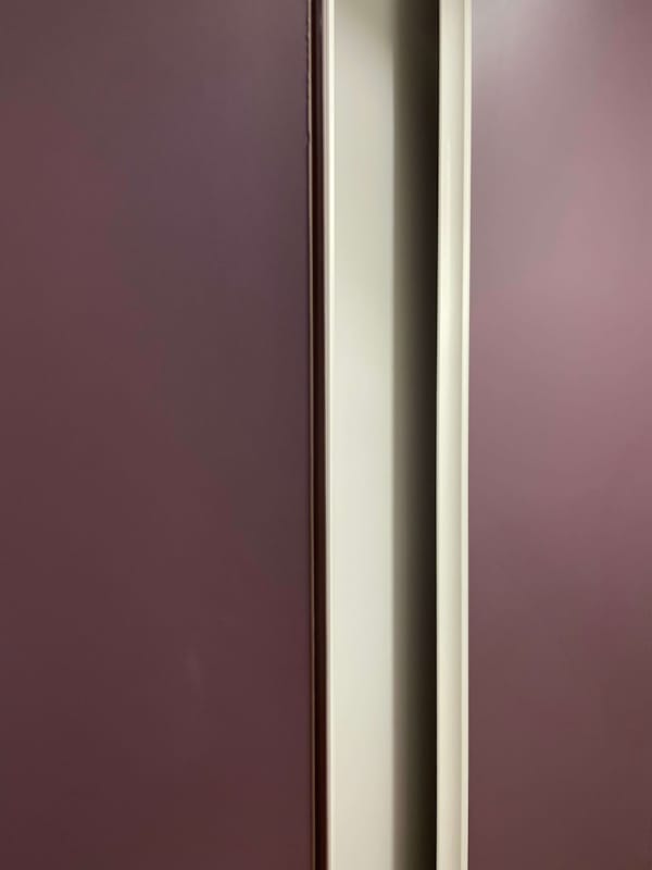 Façade Pliante 2 vantaux Modèle origine Profil Surf Décor Prune 2381x1600 mm