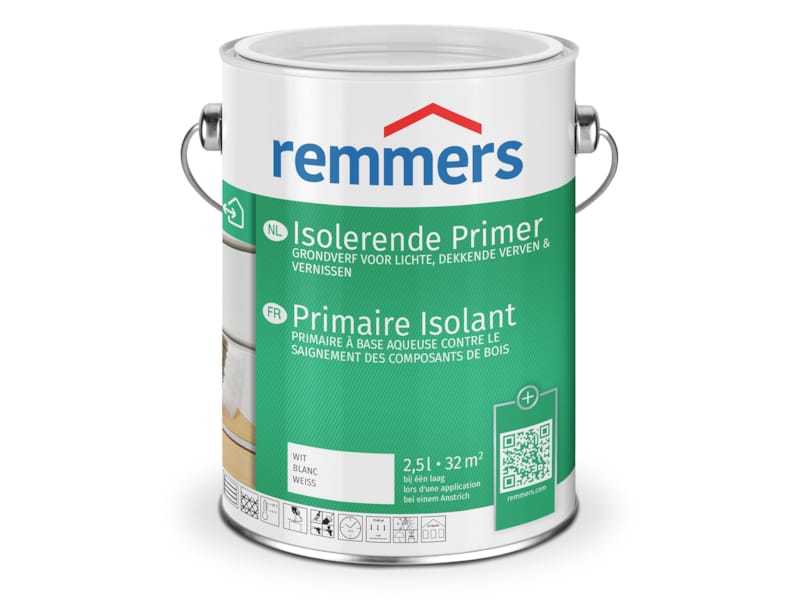 Remmers Primaire Isolant Blanc Ral 9016 - 2,5 L