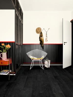 Parquet stratifié Quick-Step Impressive - Planches aspect bois brûlé 1862 - 8 x 190 x 1380