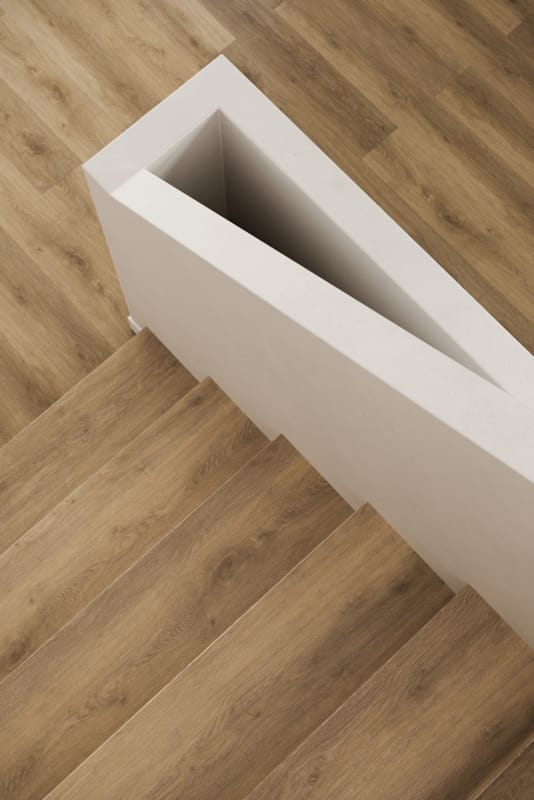 Nez de marche + profile alu - Maestro Steps Solid - Pecan oak - 10 x 56 x 1000 mm