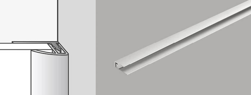 Profilé De Bord Dumawall Aluminium Click