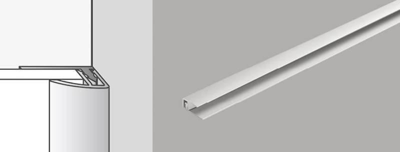 Profilé De Bord Dumawall Aluminium Click