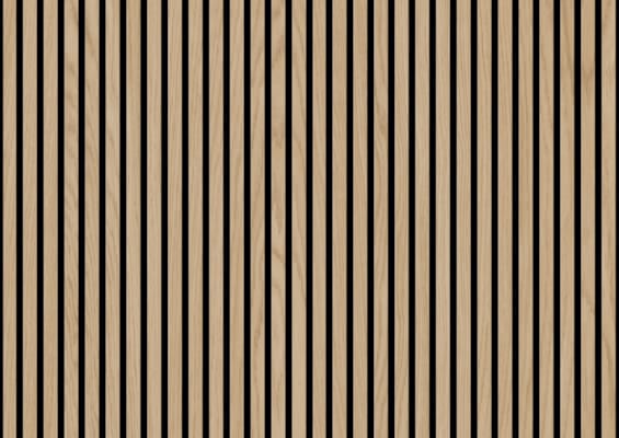 Lambris acoustique Ter Hürne SilentDesign chêne Tiber 1 face - 21 x 520 x 3000 mm