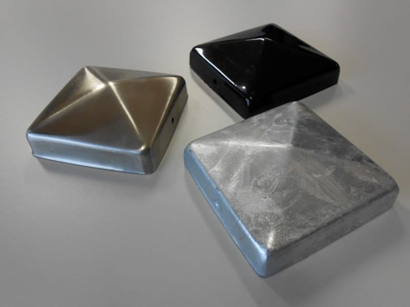 Finition Pyramide Inox 90x90 mm